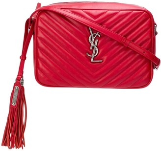 ysl purses red