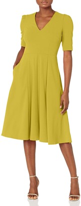 donna morgan yellow dress