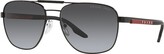 Thumbnail for your product : Prada Linea Rossa Pilot Frame Sunglasses