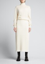 Thumbnail for your product : The Row Damaris Cashmere Midi Skirt