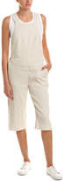 Thumbnail for your product : James Perse Overall Linen-Blend Jumpsuit