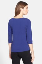 Thumbnail for your product : Eileen Fisher Scoop Neck Silk Top