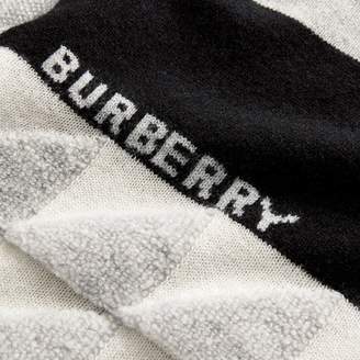 Burberry Childrens Logo Intarsia Cashmere Sweater