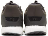 Thumbnail for your product : Y-3 Khaki and Black Kozoko Low Sneakers