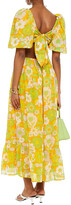 Thumbnail for your product : Antik Batik Lorette cutout floral-print cotton-voile maxi dress