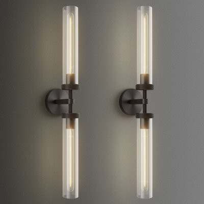 Twining 2 - Light Wallchiere Armed Sconce Wall Mounted Sconces Wall Lights(Including Bulbs)