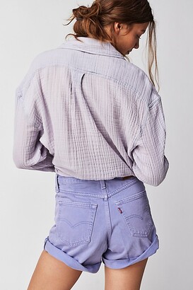 Levi's Rolled 80's Mom Shorts by at Free People - ShopStyle