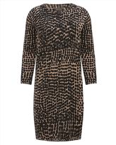 Thumbnail for your product : Jaeger Wool-Blend Abstract Spot Dress