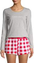 Thumbnail for your product : Calvin Klein Comfort Fleece Sleep 3-Piece Pajama Set