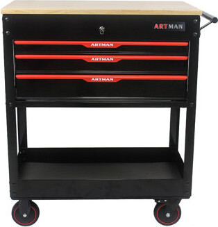 WFX Utility 3 Drawers Multifunctional Tool Cart With Wheels And Wooden Top  - ShopStyle Sinks & Washstands