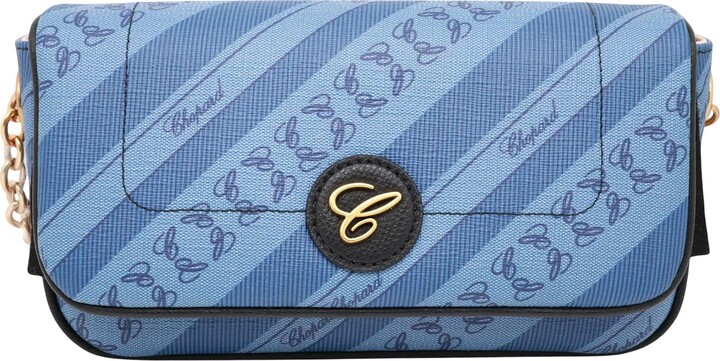 Chopard Happy Sport Mini Blue Canvas Crossbody Bag 95000-1126