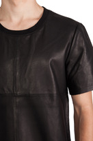 Thumbnail for your product : BLK DNM Leather T-Shirt 5
