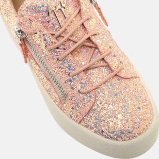 Giuseppe Zanotti Glitter Zip Sneakers