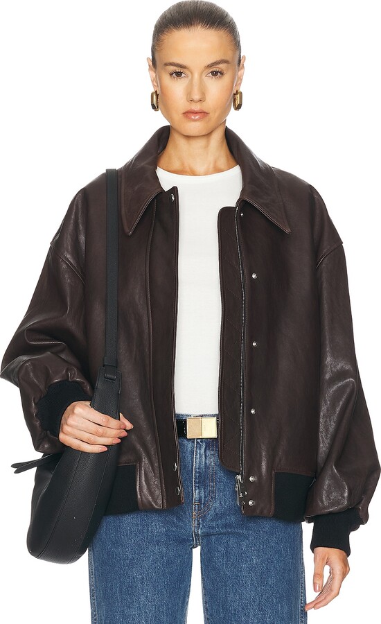 KHAITE Shelman Jacket in Brown