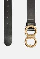 Thumbnail for your product : Topshop Twisted Logo Belt