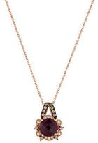 Thumbnail for your product : LeVian 14K Rhodolite & Diamond Pendant Necklace
