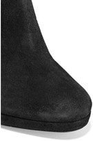 Thumbnail for your product : Prada Suede over-the-knee boots