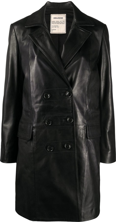 Zadig & Voltaire Magic double-breasted coat - ShopStyle