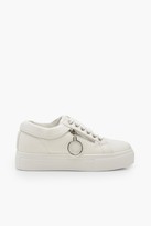Thumbnail for your product : boohoo Snake Zip Side Chunky Platform Sneakers