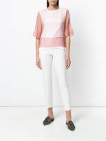 Thumbnail for your product : Peserico tailored cropped trousers