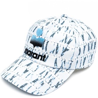 Isabel Marant Embroidered Logo Graphic-Print Cap
