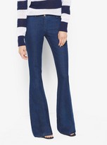Thumbnail for your product : Michael Kors Collection Seamed Flared Jeans