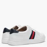 Thumbnail for your product : DF By DANIEL Striper White Three Stripe Lace Up Trainers