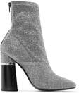 31 phillip lim kyoto metallic stretchknit sock boots