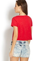 Thumbnail for your product : Forever 21 laid back cropped tee