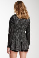 Thumbnail for your product : Stella & Jamie Pam Genuine Leather Sleeve Jacket