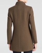 Thumbnail for your product : Calvin Klein Asymmetric Front Wool Coat