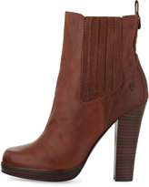 Thumbnail for your product : Frye Donna Stacked-Heel Chelsea Boot, Copper