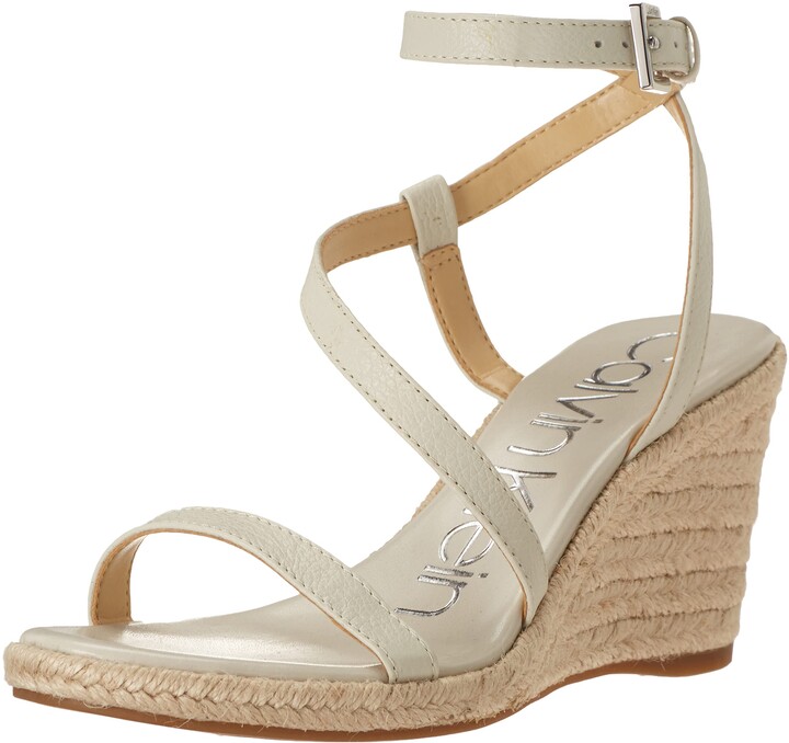 Calvin Klein White Wedges | Shop the world's largest collection of fashion  | ShopStyle