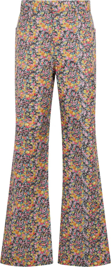 Philosophy di Lorenzo Serafini Floral Flared Trousers