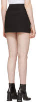 Thumbnail for your product : MSGM Yellow Ruffled Side Buttons Miniskirt