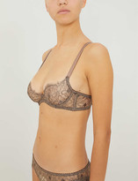Thumbnail for your product : Myla Rosemoor Street metallic lurex-lace bra