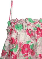 Thumbnail for your product : Ganni Jacquard strap sleeveless midi dress