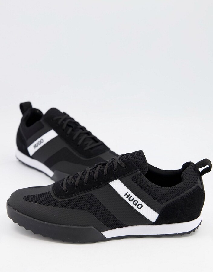 HUGO BOSS Matrix low profile sneakers in black - ShopStyle