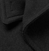 Thumbnail for your product : Burberry Striped Wool Peacoat - Men - Black
