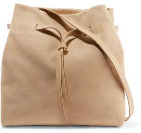 Halston Olivia Leather And Suede Shoulder Bag