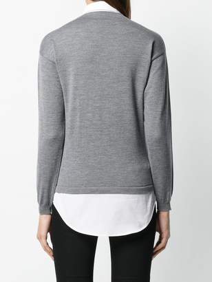 DSQUARED2 jumper with shirt detail
