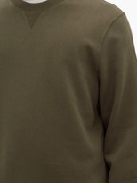 Thumbnail for your product : Sunspel Crew-neck Cotton Sweatshirt - Green