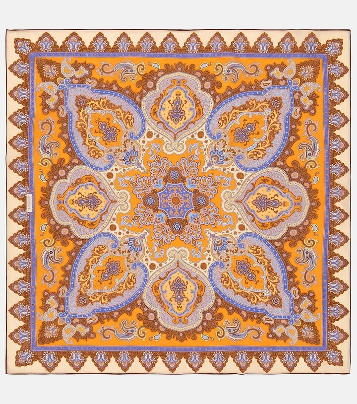 Zimmermann Paisley cotton and silk scarf