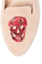 Thumbnail for your product : Alexander McQueen Sequin Skull Loafer