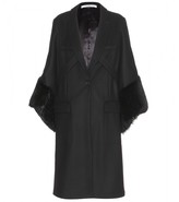 Thumbnail for your product : Givenchy Wool coat with fur trim