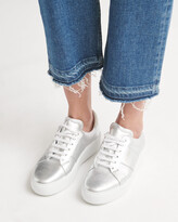 Thumbnail for your product : Jigsaw Riva Leather Platform Trainer