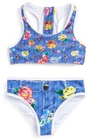 Thumbnail for your product : Betsey Johnson Toddler Girl's Floral Print Two-Piece Swimsuit