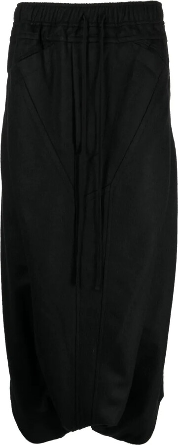 Julius Drop-Crotch Cropped Track Pants