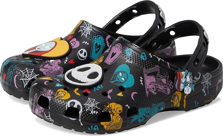 Crocs Kids Jack Skellington Nightmare Before Christmas Classic Clogs (Little Kid/Big Kid) Kids Shoes : 11 Little Kid M, EVA