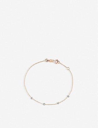 THE ALKEMISTRY Kismet by Milka Love 14ct rose-gold and diamond bracelet